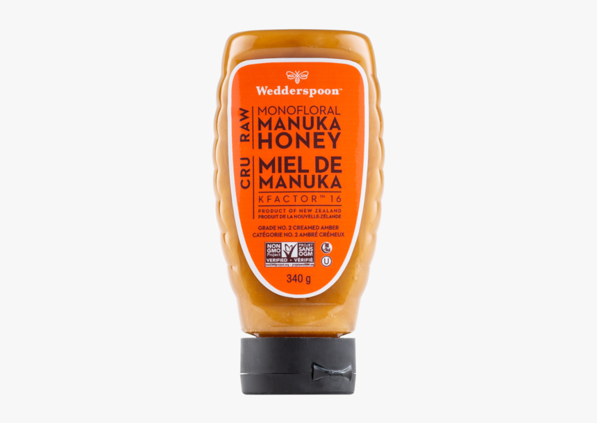 Raw Monofloral Manuka Honey Kfactor 16, 340g Squeeze, HD Png Download