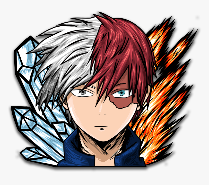 Load Image Into Gallery Viewer, Todoroki Partial Holo, HD Png Download