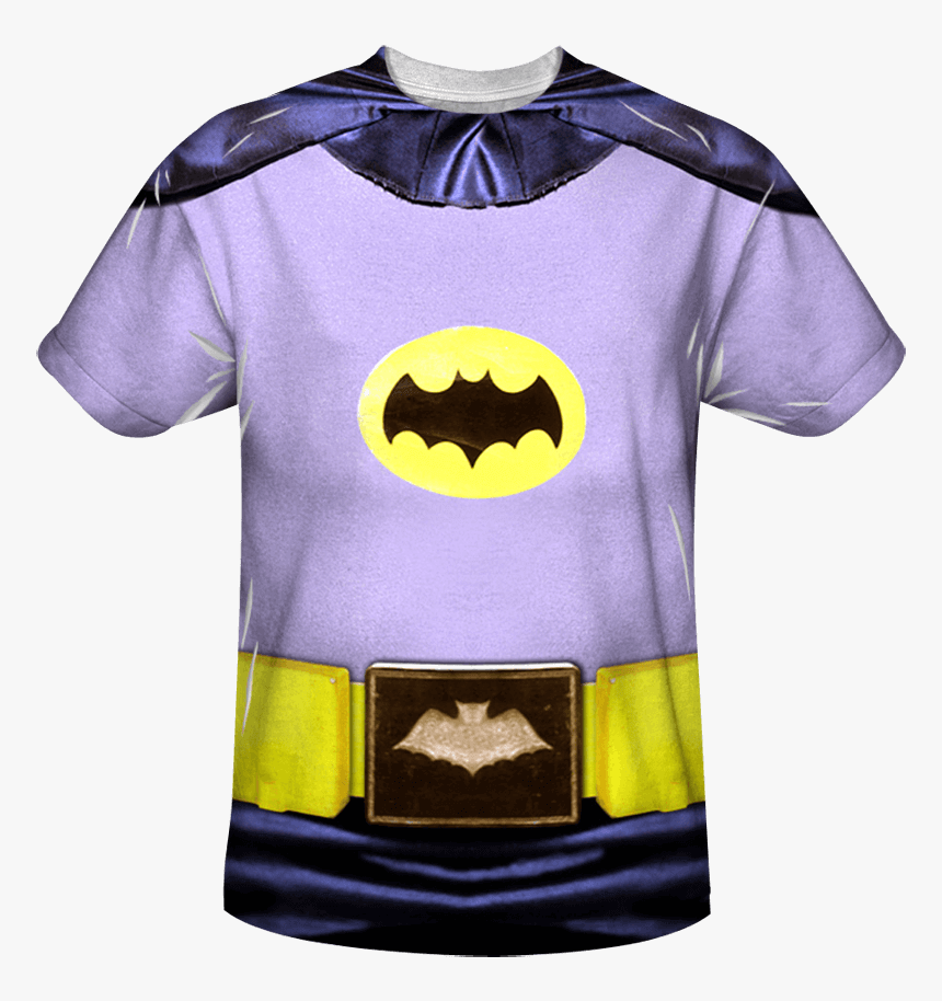 Adam West Batsuit T-shirt, HD Png Download