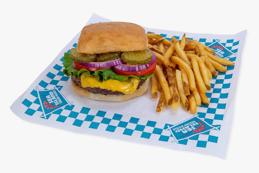 Burger And Fries Png, Transparent Png