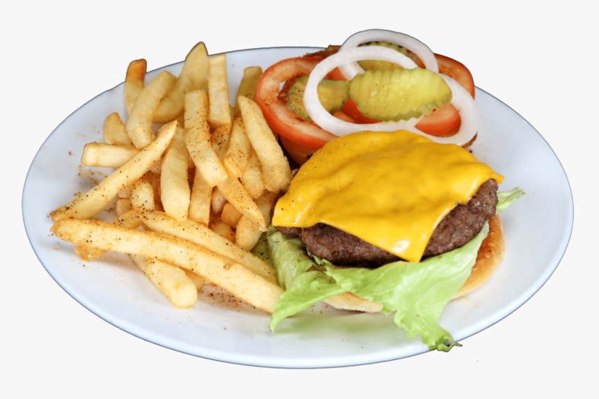 Burger And Fries Png, Transparent Png