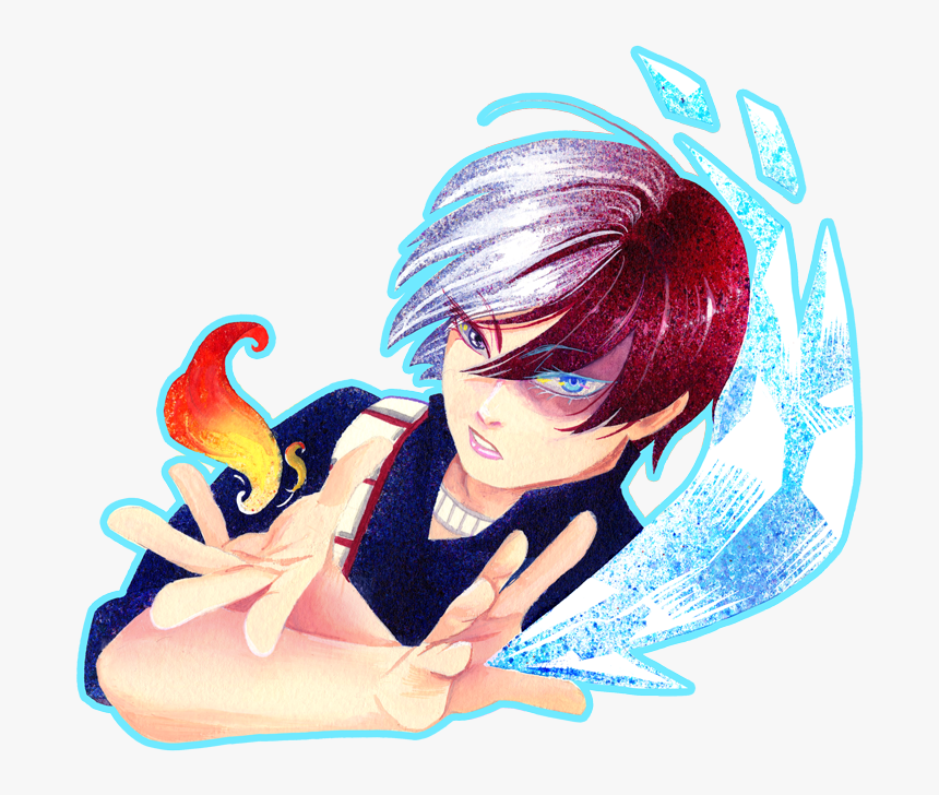 Transparent Todoroki Shouto Png, Png Download