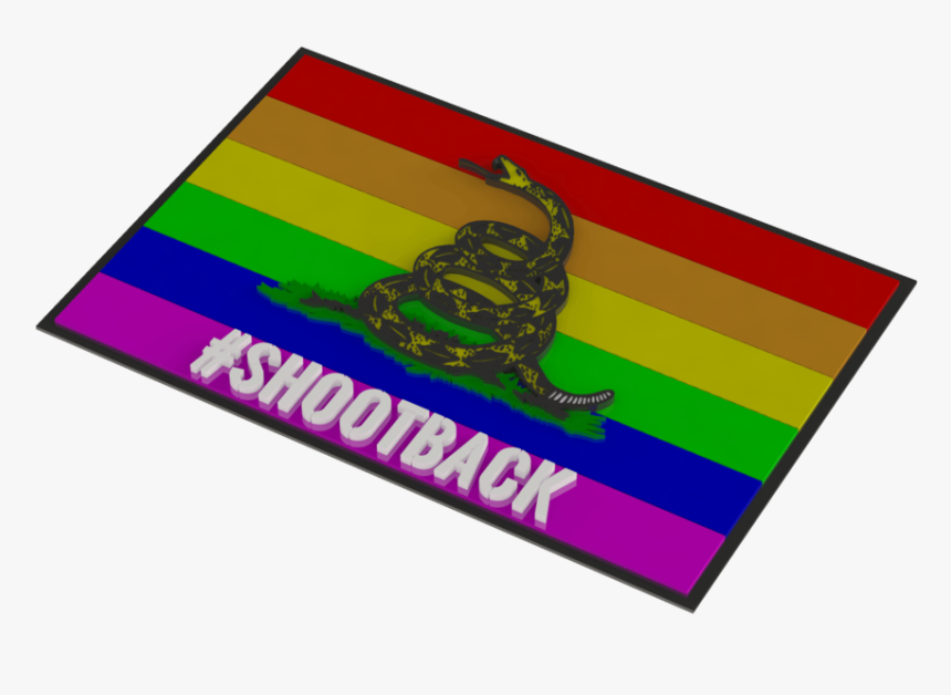 #shootback Dont Tread On Me Morale Patch, HD Png Download