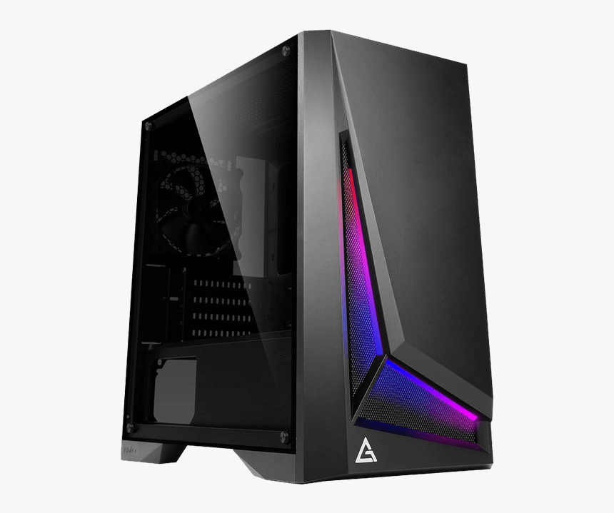 Dp301m Tempered Glass, No Psu, Microatx, Black, Mid, HD Png Download