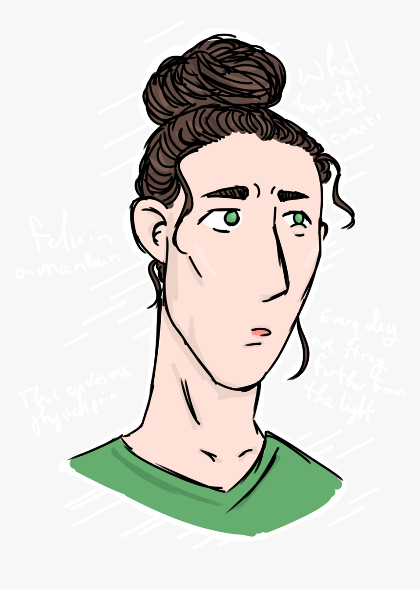 Felix In A Man Bun, HD Png Download