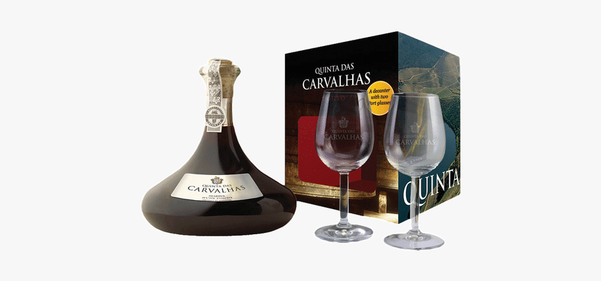 Quinta Das Carvalhas Ruby Port Reserva Decanter 2-glass, HD Png Download