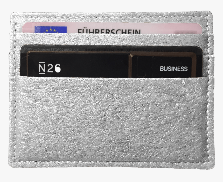 Vegan Wallet Silver, HD Png Download