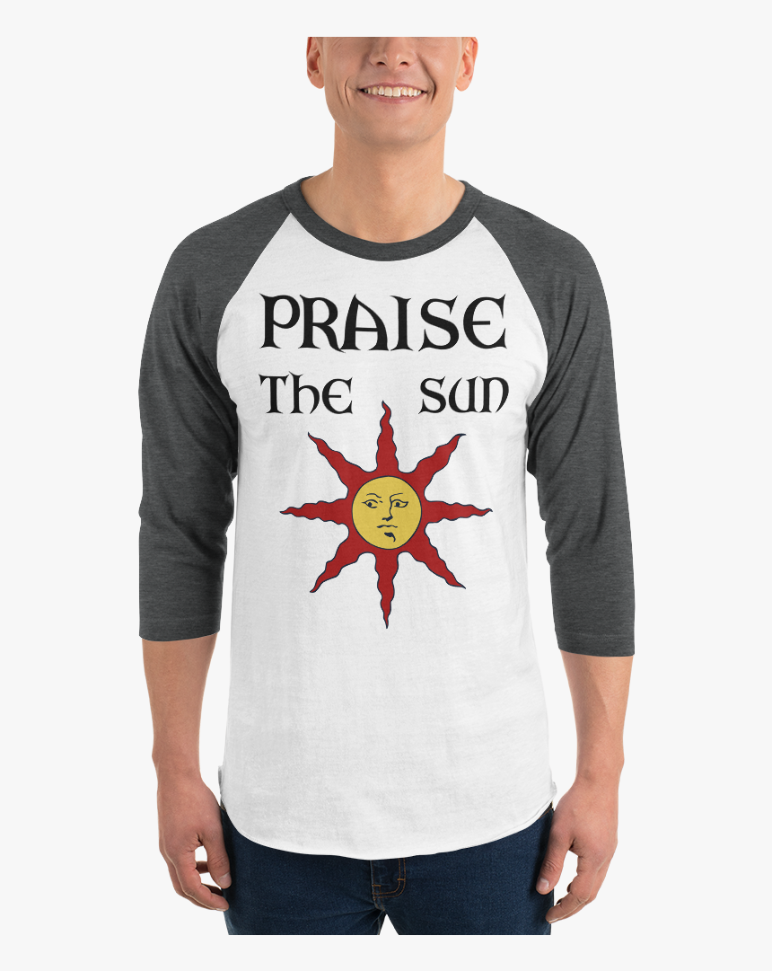 Praise The Sun 3/4 Sleeve Raglan Shirt, HD Png Download