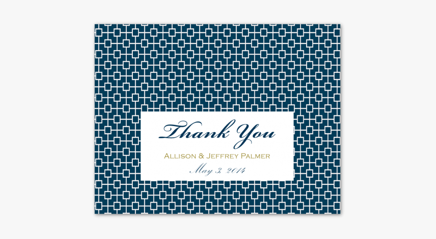 Cats Cradle Thank You Card With Fold 
								data-caption, HD Png Download