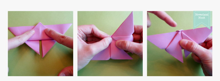 Paper Butterfly Origami Mobile Tutorial, HD Png Download