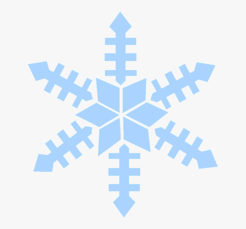 Snowflake, Blue, Winter, Snow, Flake, Cold, Holidays, HD Png Download