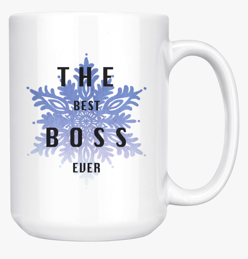 Blue Snowflake Coffee Mug, HD Png Download