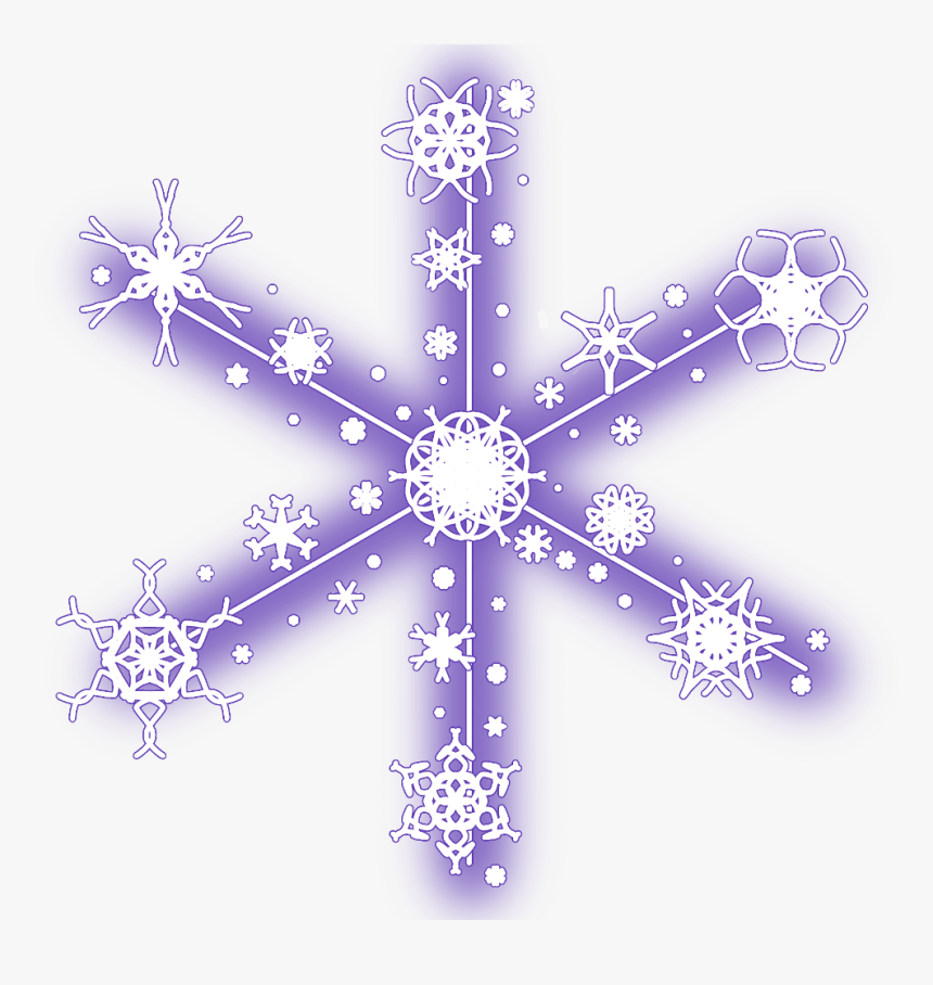 Blue Snowflake Png, Transparent Png