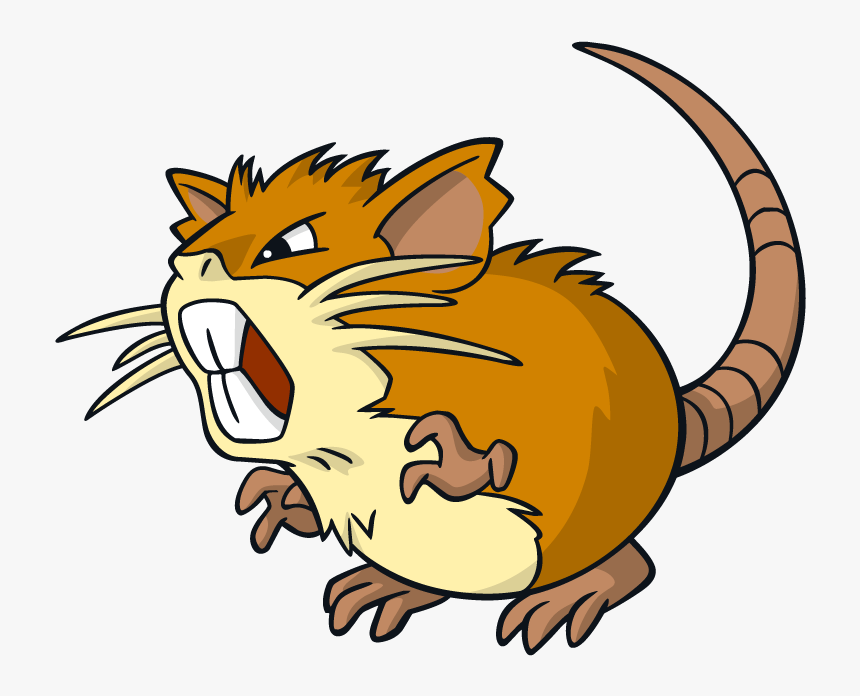 Raticate Pokemon Character Vector Art, HD Png Download