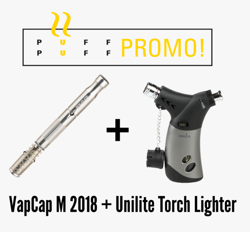 Dynavap Vapcap M 2018 Unilite Jetflame Torch, HD Png Download