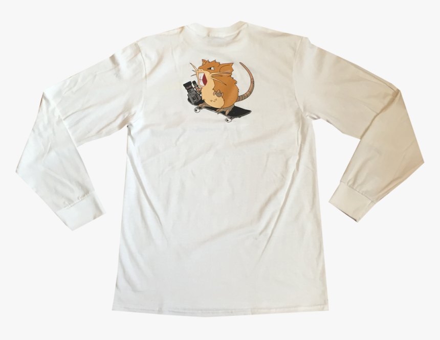 Sk8rats Raticate T-shirt Back, HD Png Download