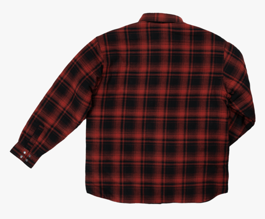 Tough Duck Mens Quilt Lined Flannel Shirt Red Plaid, HD Png Download