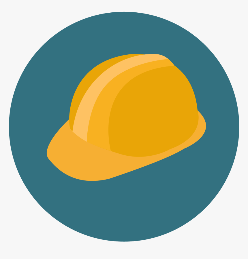 Construction Helmet Icon, HD Png Download
