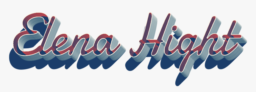 Elena Hight Missing You Name Png, Transparent Png