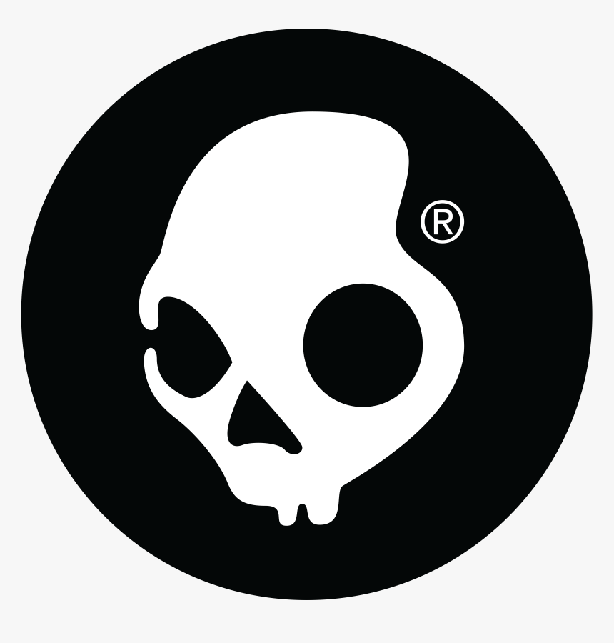 Skull With Headphones Png, Transparent Png