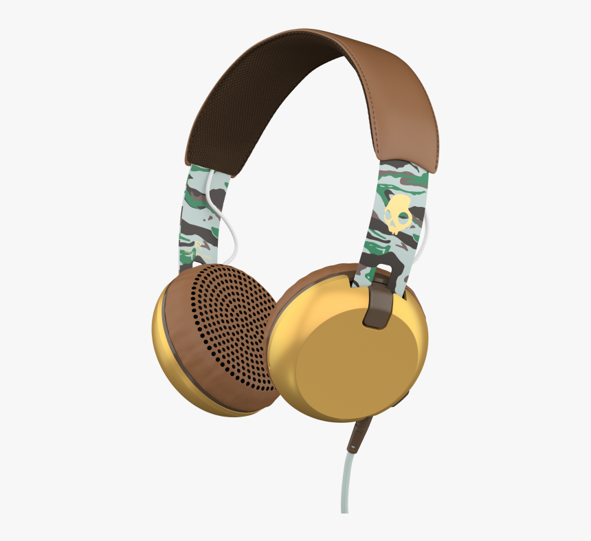 Skull With Headphones Png, Transparent Png