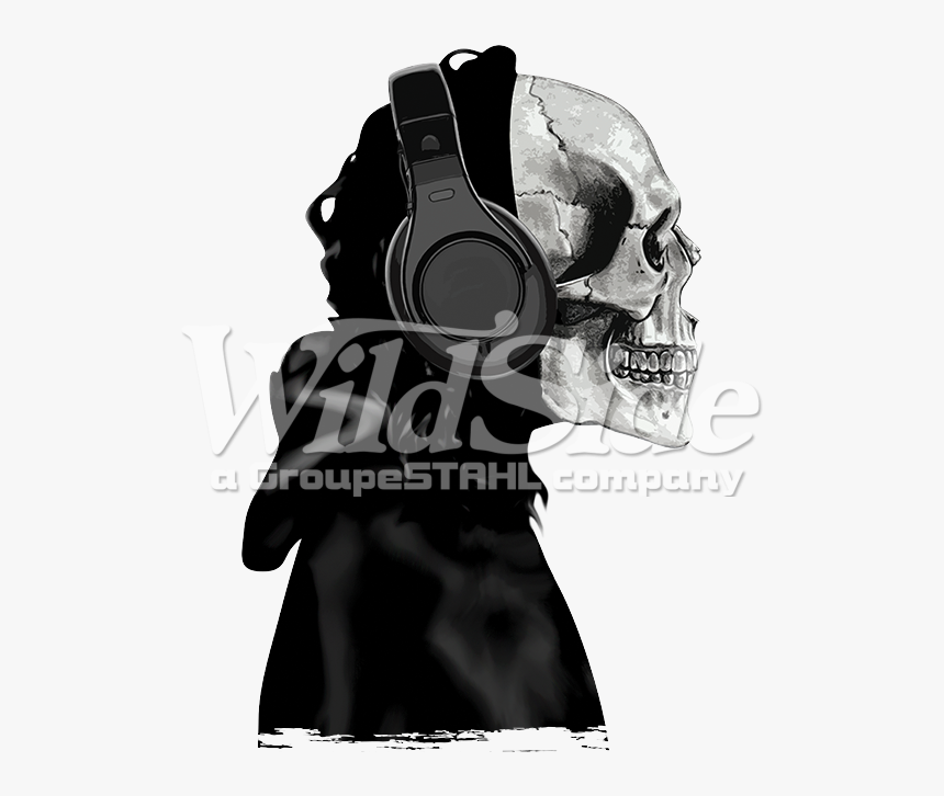 Skeleton Headphone Death Hood, HD Png Download