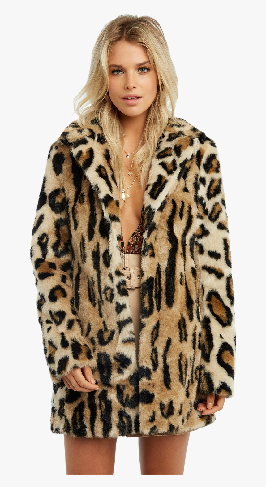 animal faux fur coat in colour desert mist hd png download transparent png image pngitem animal faux fur coat in colour desert