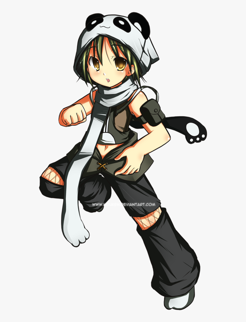Panda Anime Png, Transparent Png