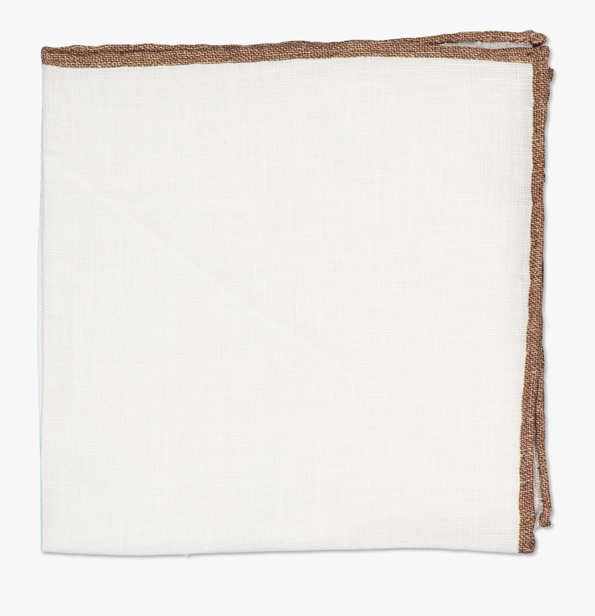 Aerial View White Linen Pocket Square With Border, HD Png Download