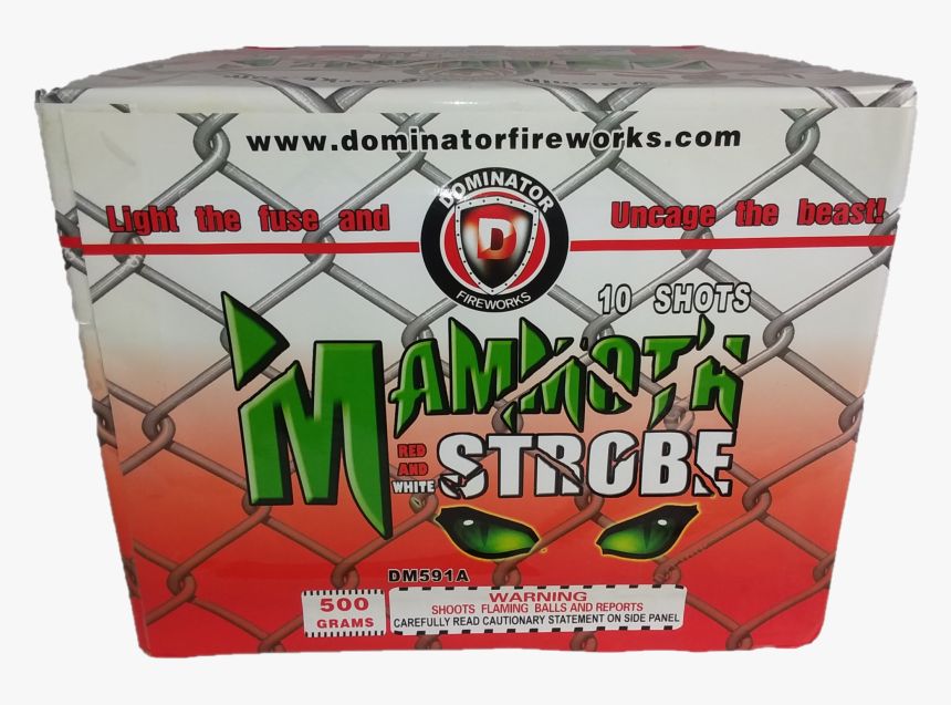 Dm591a Mammoth Strobe Red And White, HD Png Download