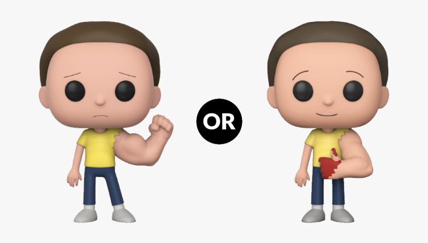 Rick And Morty Animation Funko Pop Sentinent Arm Morty, HD Png Download