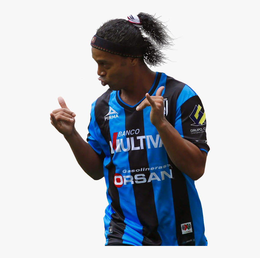 Queretaro Fc Gallos Blancos Ronaldinho, HD Png Download