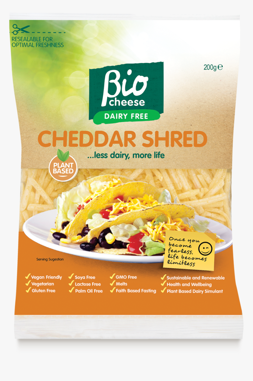 My Life Shredded Cheese Cheddar 200g , Png Download, Transparent Png