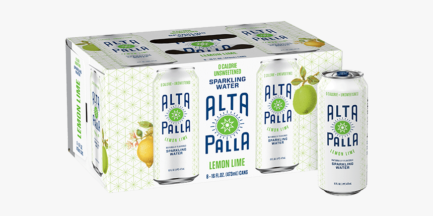 Lemon Lime Alta Palla Sparkling Water, HD Png Download