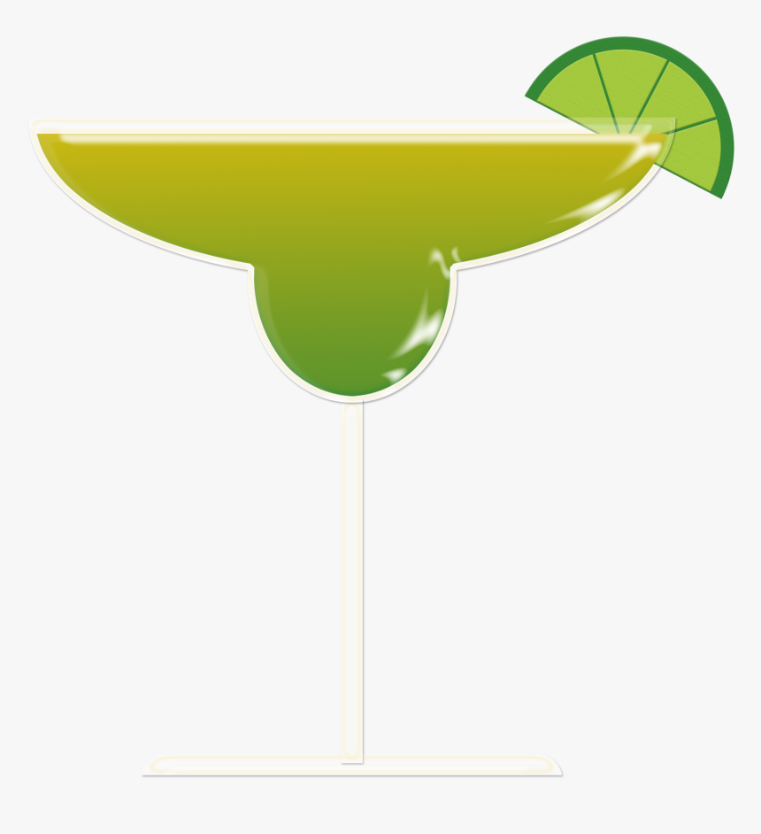 Cartoon Cocktail Garnish Drawing Glass, HD Png Download