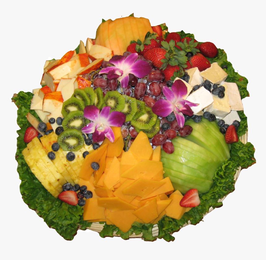 Cheese And Fruit Tray Clipped Rev, HD Png Download