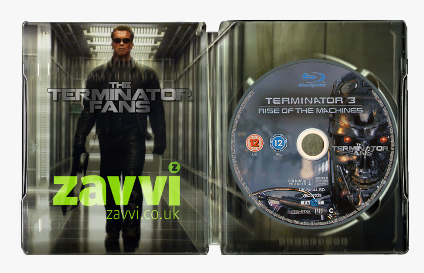 Zavvi Inside Terminator 3 Blu-ray Steelbook, HD Png Download