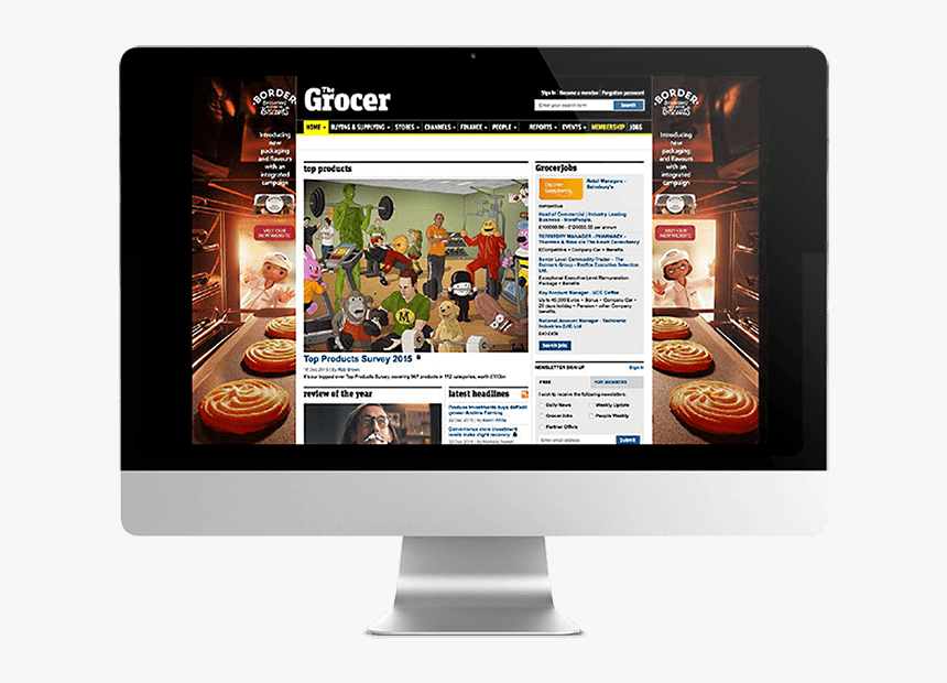 Borders Imac, HD Png Download