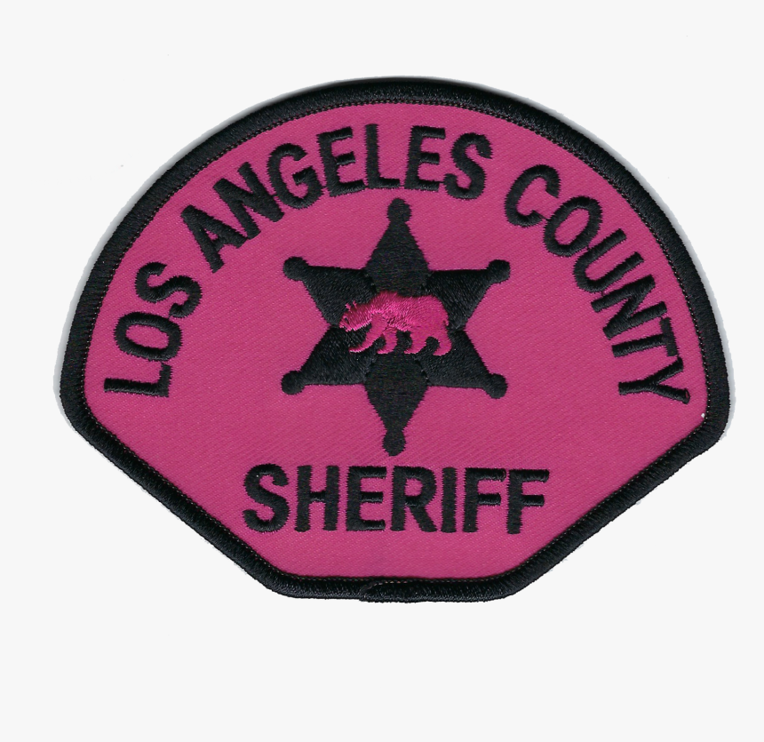 Los Angeles County Sheriff Pink Patch 2018, HD Png Download