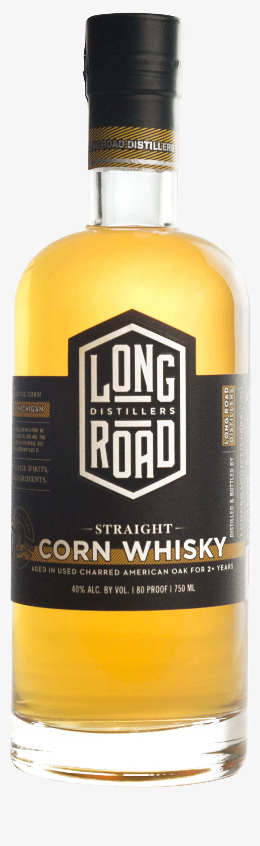 Straight Corn Whisky Long Road Distillers, HD Png Download