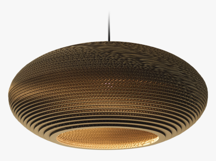 Disc 24 Scraplight Natural Pendant Light-0, HD Png Download