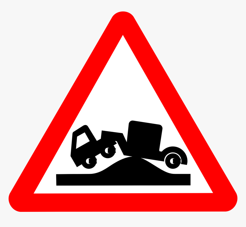 Traffic Sign, Symbol, Bump, High, Grounded, Icon, HD Png Download