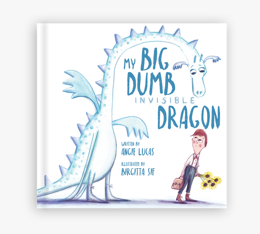 My Big, Dumb Invisible Dragon-3d Book Cover, HD Png Download