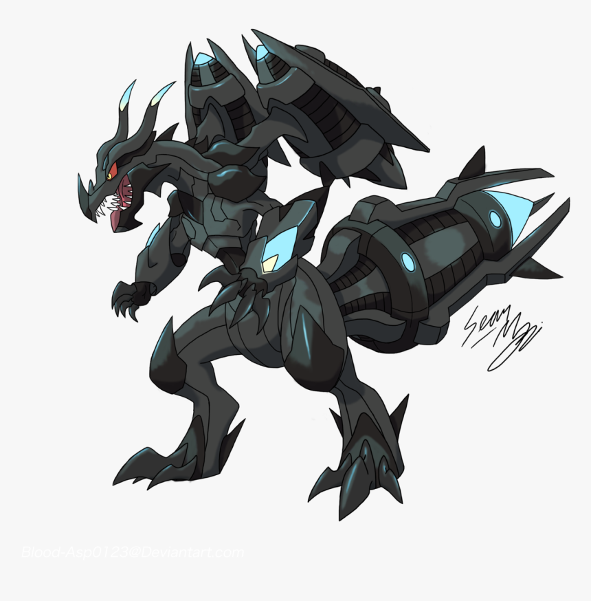 563kib, 1280x1268, Mega Zekrom, HD Png Download