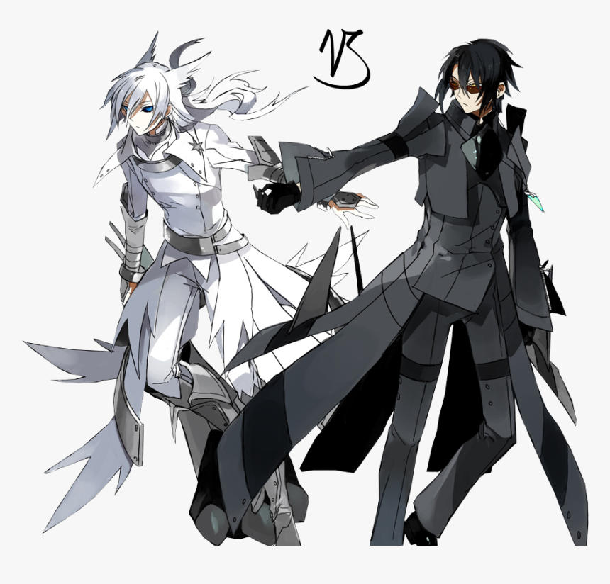 Reshiram Zekrom Gijinka Et Je Boude , Png Download, Transparent Png