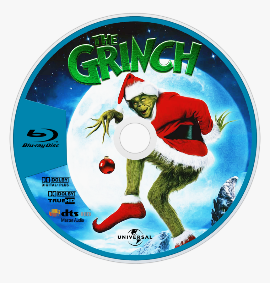 How The Grinch Stole Christmas Bluray Disc Image, HD Png Download