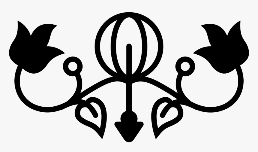 Floral Design Of Symmetric Shapes In Symmetry, HD Png Download