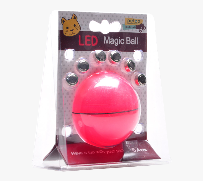 Led Flash Ball Cat Toy Rolling Ball Glowing Cat Laser, HD Png Download
