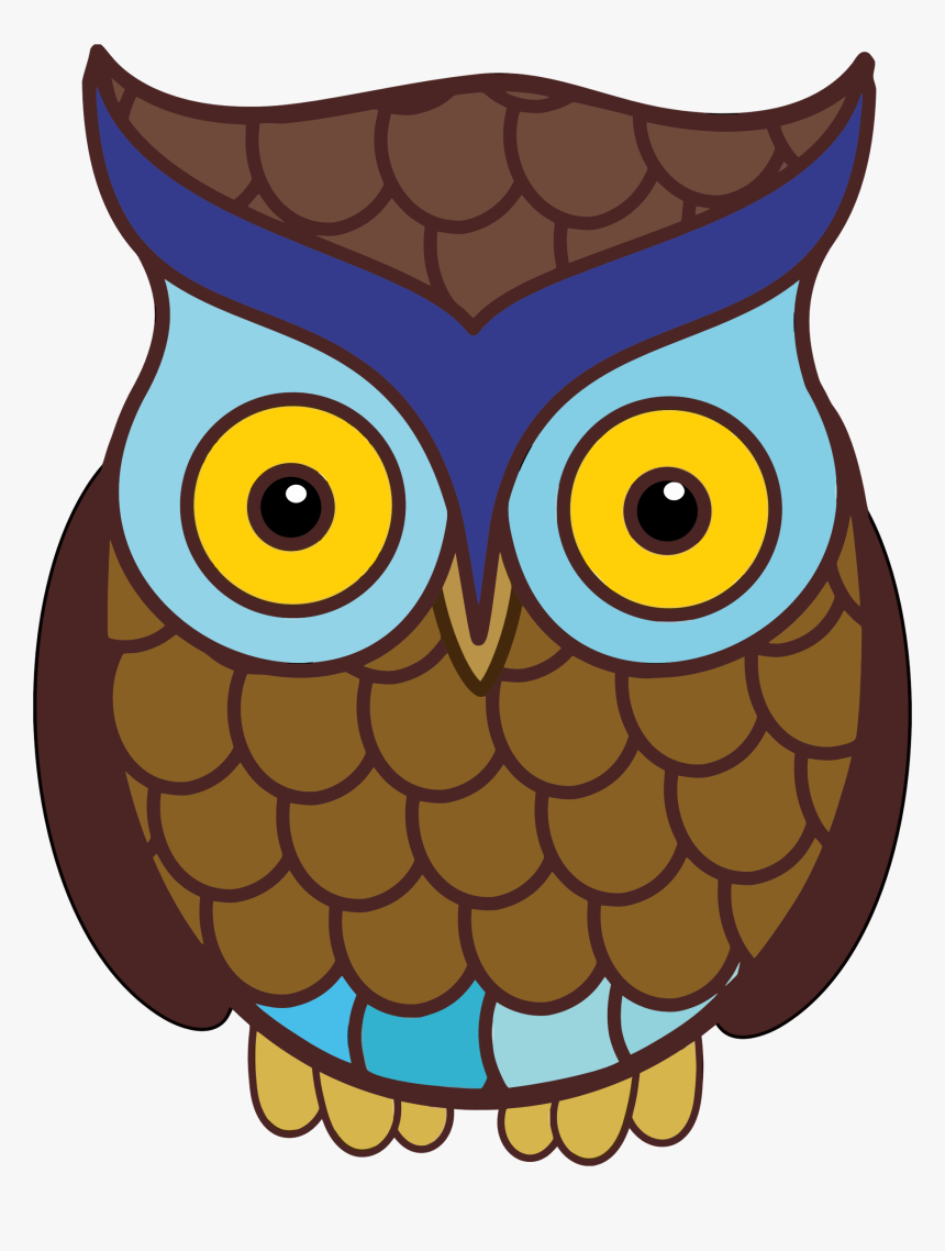 Wide Eyed Owl Clip Arts, HD Png Download