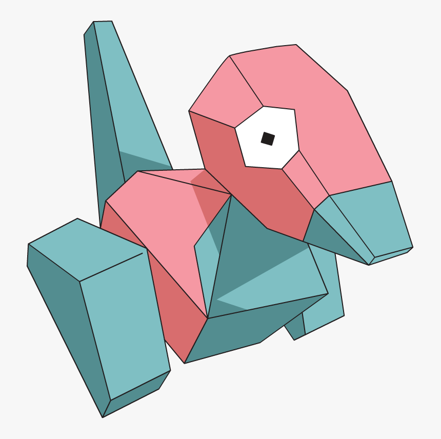 Porygon Png, Transparent Png